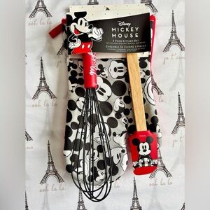 Disney Mickey Mouse Kitchen Set - Red, Black, and White
